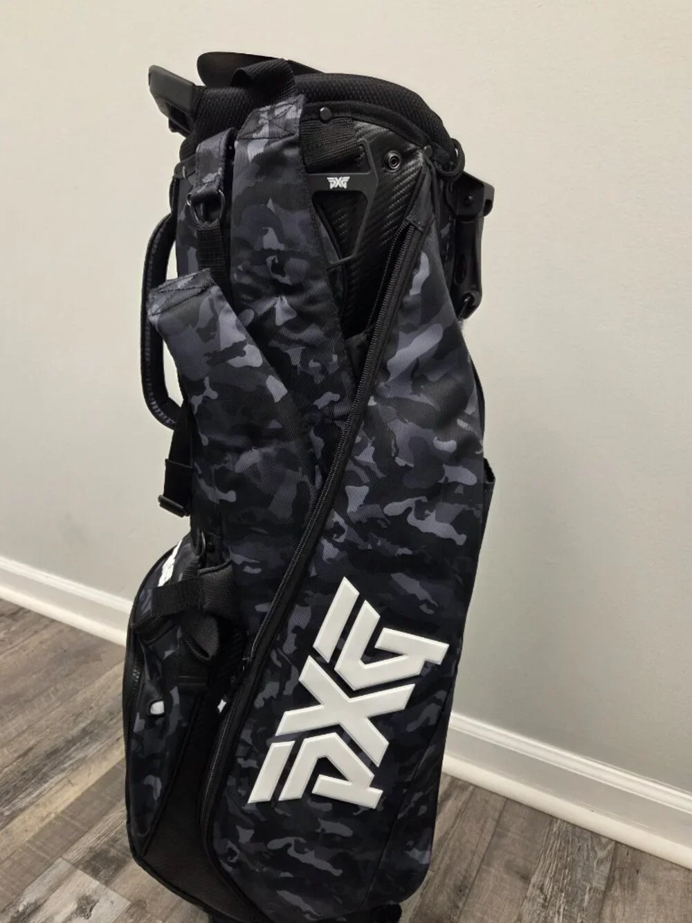 Parsons Xtreme Golf PXG Fairway Black Camo Xtreme Hybrid Stand Bag New